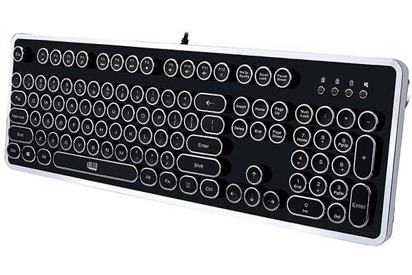 Adesso Retro Typewriter Inspired Mechanical Keyboard