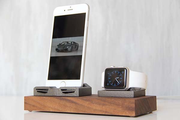 Handmade Charging Station for iPhone and Apple Watch