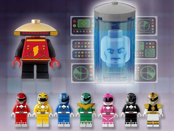 Mighty Morphin Power Rangers LEGO Set