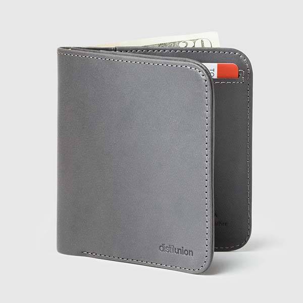 Wally Agent Slim Bifold Leather Wallet
