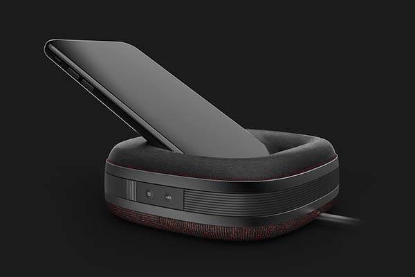 The Concept Wireless Charging Station with Removable Power Bank