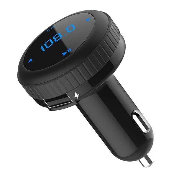 Bluetooth FM Transmitter with USB Car Charger and Smart Car Locator