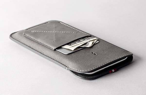 Hard Graft Slim Pocket iPhone X Leather Case