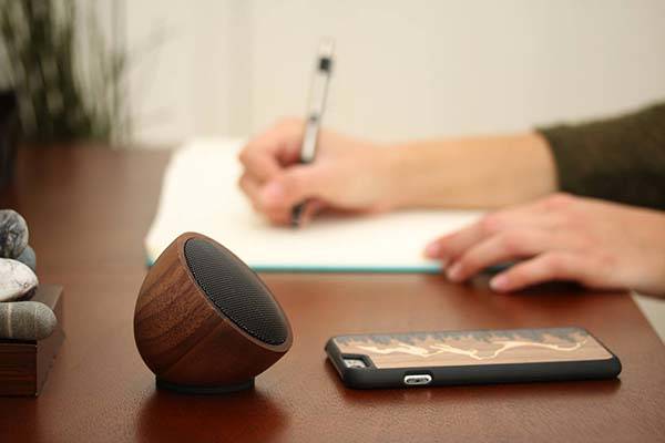 Acoustic Acorn Handmade Wooden Bluetooth Speaker